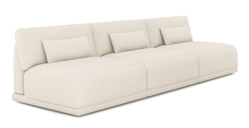 Carle Mega Sofa without arm - natural fabric