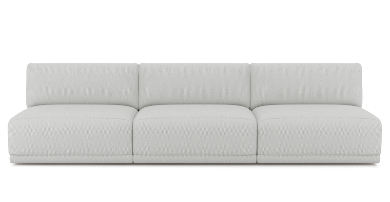 Carle Mega Sofa without arm - natural fabric