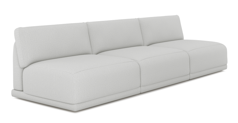 Carle Mega Sofa without arm - natural fabric