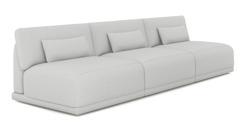 Carle Mega Sofa without arm - natural fabric