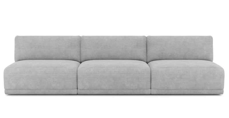 Carle Mega Sofa Ohne Arm - Cord Velours