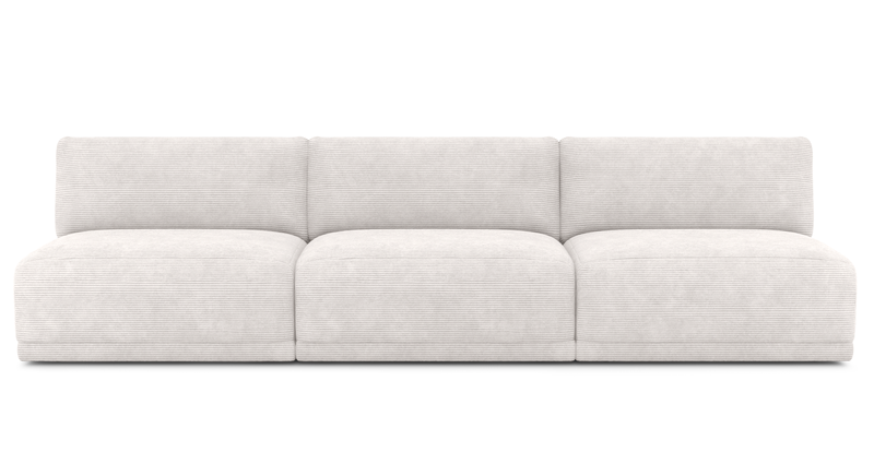 Carle Mega Sofa Ohne Arm - Cord Velours