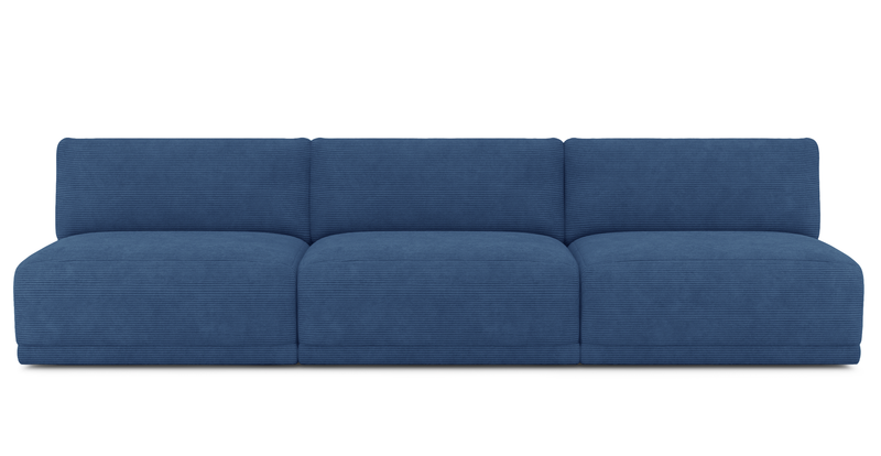 Carle Mega Sofa Ohne Arm - Cord Velours