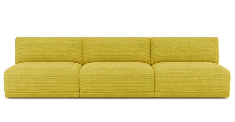 Carle Mega Sofa Ohne Arm - Cord Velours