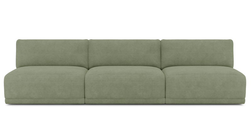 Carle Mega Sofa Ohne Arm - Cord Velours