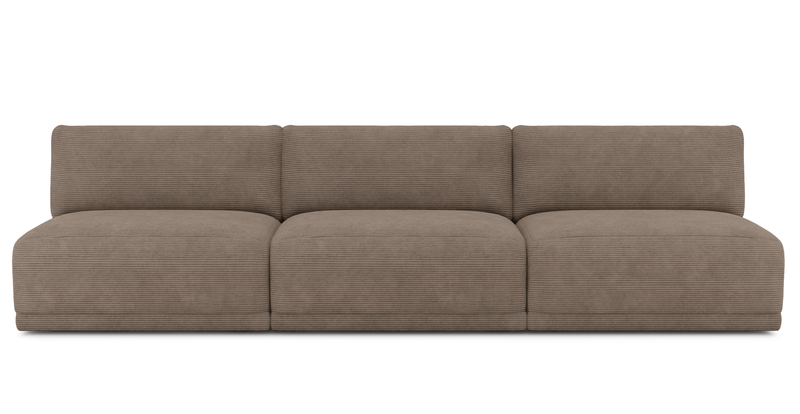 Carle Mega Sofa Ohne Arm - Cord Velours