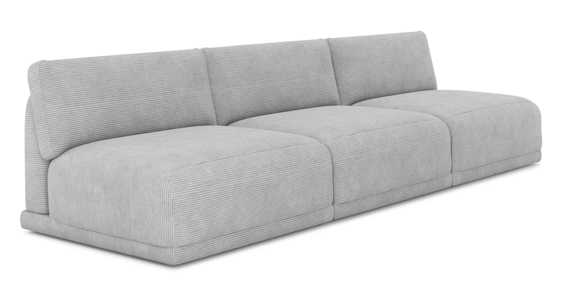 Carle Mega Sofa Ohne Arm - Cord Velours