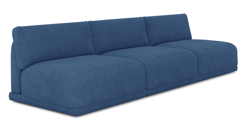 Carle Mega Sofa Ohne Arm - Cord Velours