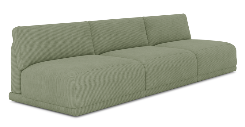 Carle Mega Sofa Ohne Arm - Cord Velours