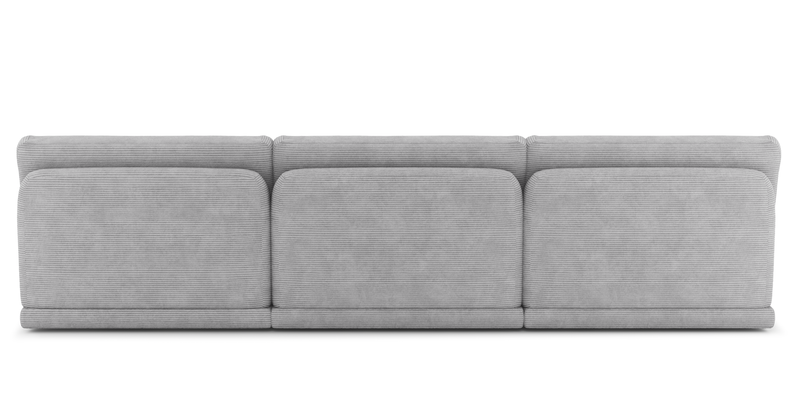 Carle Mega Sofa Ohne Arm - Cord Velours