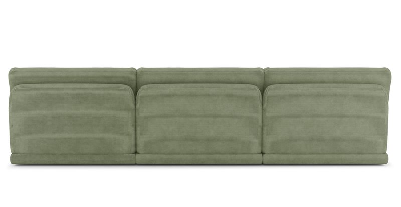 Carle Mega Sofa Ohne Arm - Cord Velours