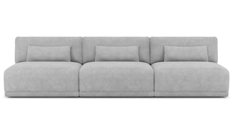 Carle Mega Sofa Ohne Arm - Cord Velours