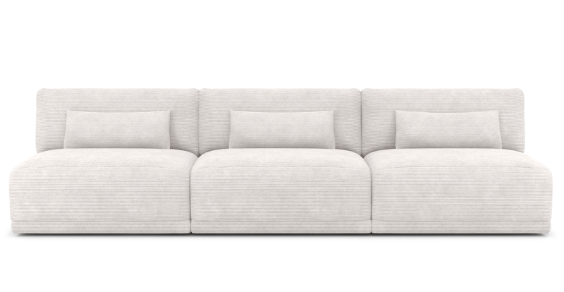 Carle Mega Sofa Ohne Arm - Cord Velours