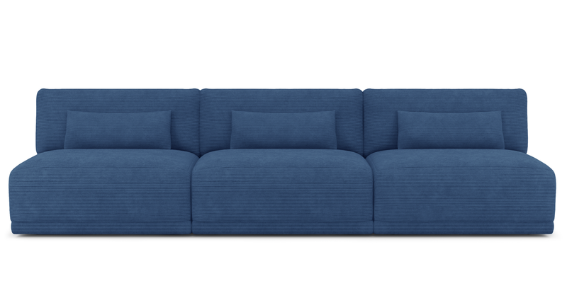 Carle Mega Sofa Ohne Arm - Cord Velours