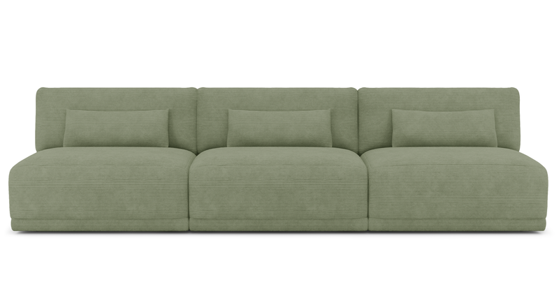 Carle Mega Sofa Ohne Arm - Cord Velours