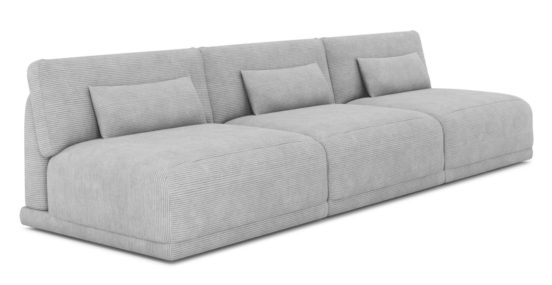 Carle Mega Sofa Ohne Arm - Cord Velours