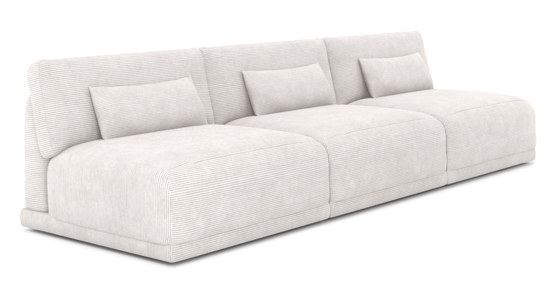 Carle Mega Sofa Ohne Arm - Cord Velours