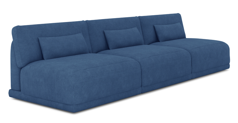 Carle Mega Sofa Ohne Arm - Cord Velours