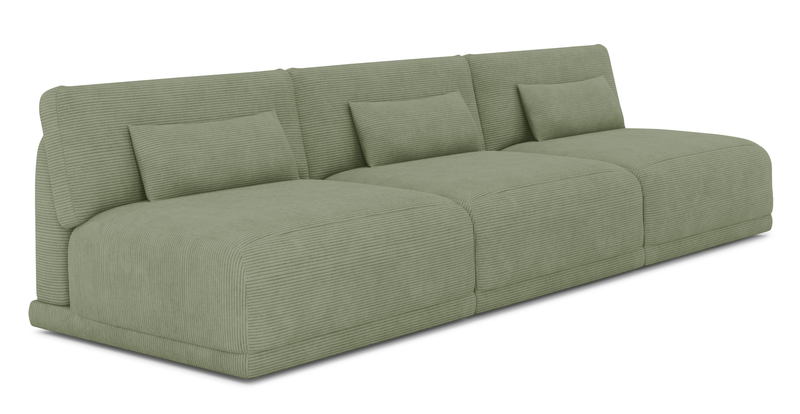 Carle Mega Sofa Ohne Arm - Cord Velours