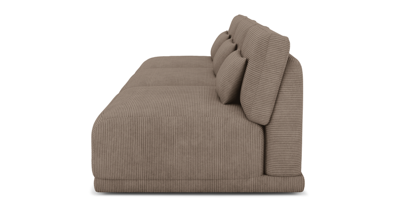 Carle Mega Sofa Ohne Arm - Cord Velours