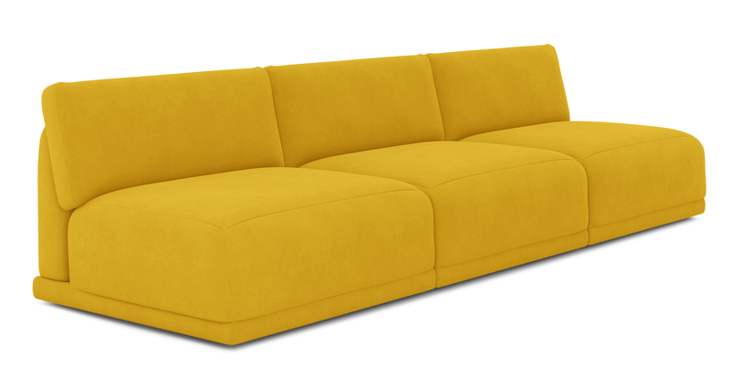 Carle Mega Sofa without arm - velvet