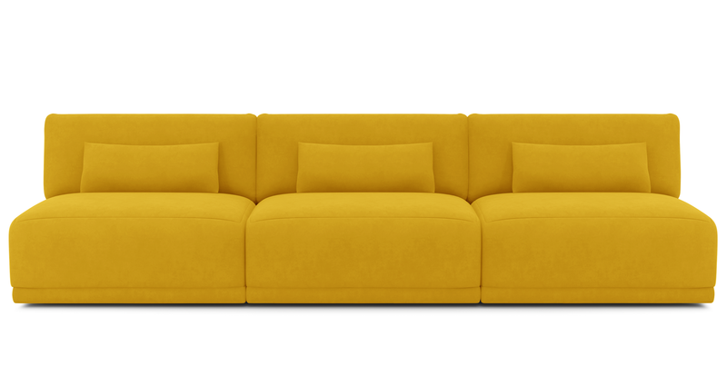 Carle Mega Sofa without arm - velvet