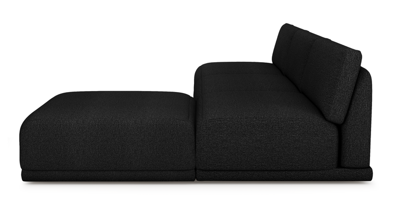 Carle Mega Sofa without arm and Ottoman - Bouclé