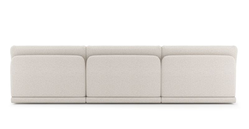 Carle Mega Sofa without arm and Ottoman - Bouclé