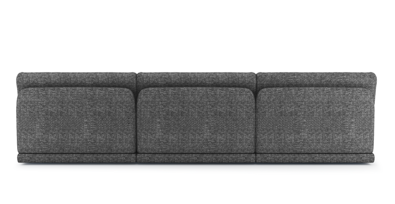 Carle Mega Sofa without arm and Ottoman - natural fabric