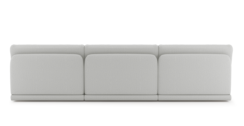 Carle Mega Sofa without arm and Ottoman - natural fabric