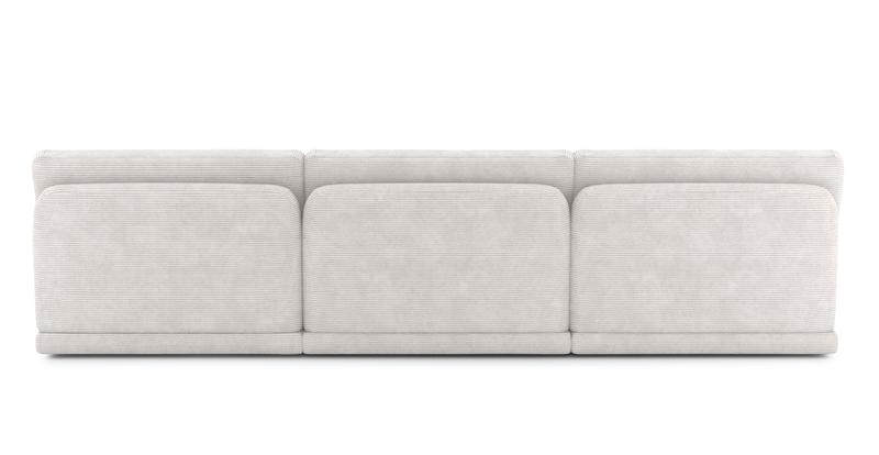 Carle Mega Sofa without arm and Ottoman - Cord velour