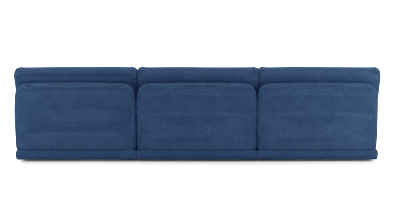 Carle Mega Sofa without arm and Ottoman - Cord velour