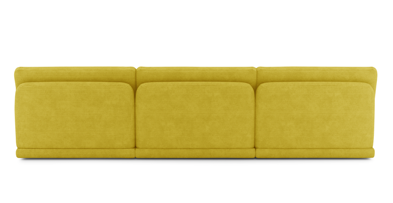 Carle Mega Sofa without arm and Ottoman - Cord velour