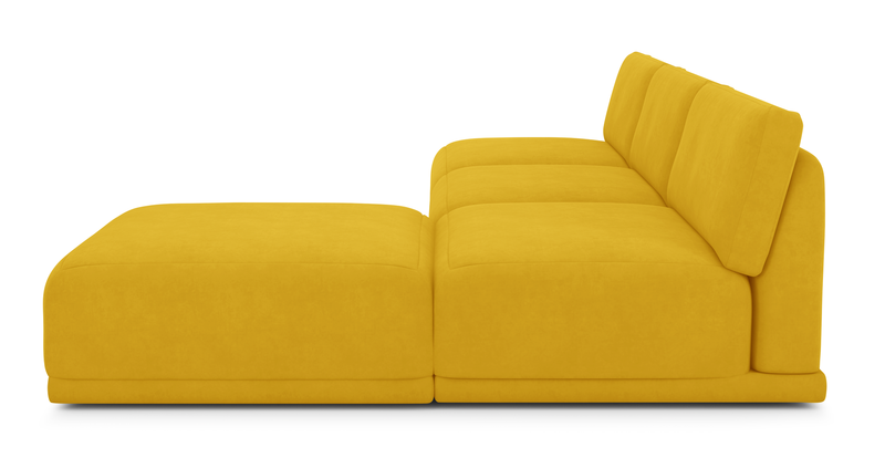 Carle Mega Sofa Ohne Arm und Hocker - Samt