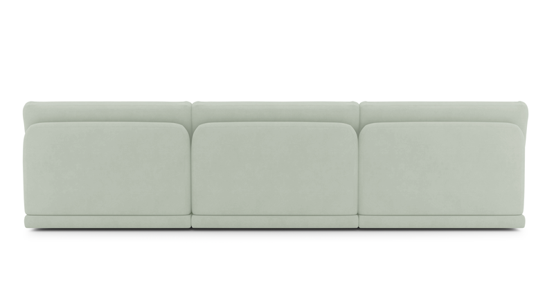 Carle Mega Sofa Ohne Arm und Hocker - Samt