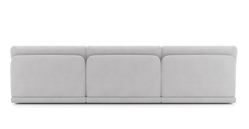 Carle Mega Sofa Ohne Arm und Hocker - Samt