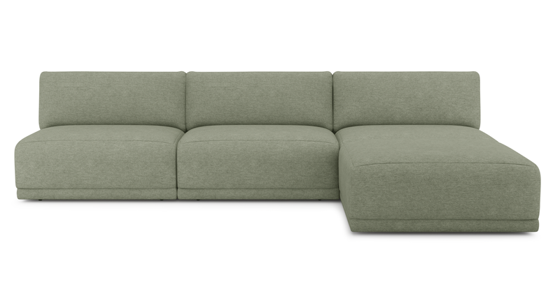 Carle Mega Sofa Ohne Arm und Hocker - Performance-Stoff