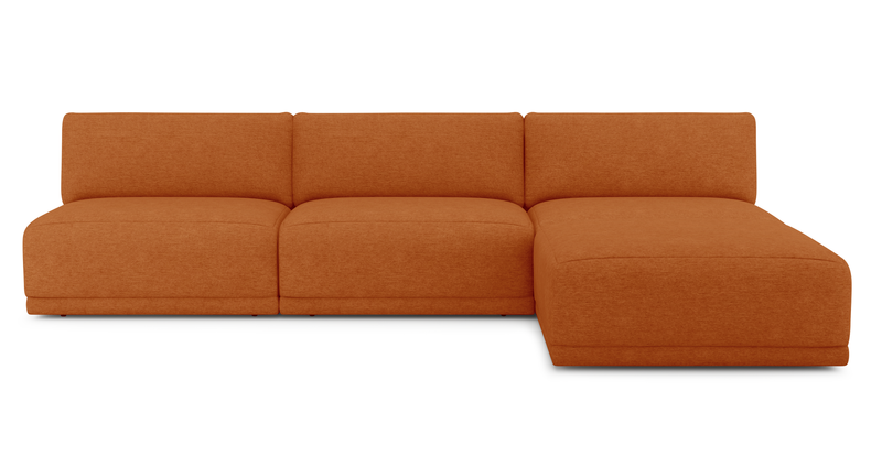 Carle Mega Sofa Ohne Arm und Hocker - Performance-Stoff