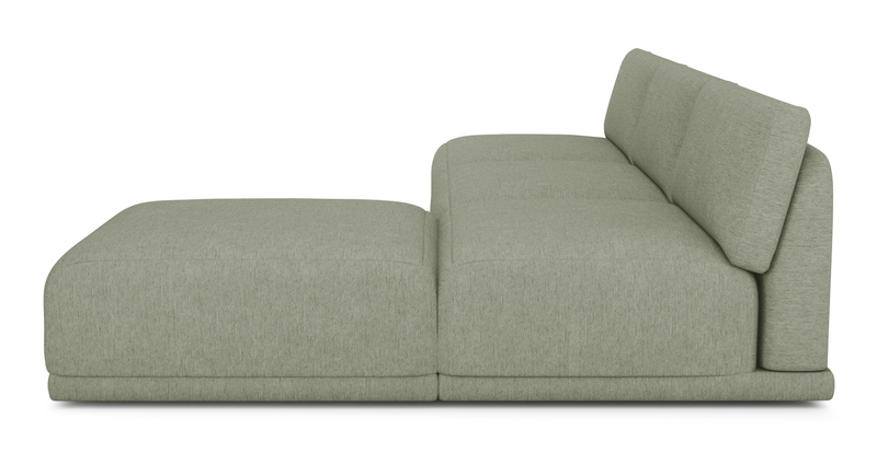 Carle Mega Sofa Ohne Arm und Hocker - Performance-Stoff
