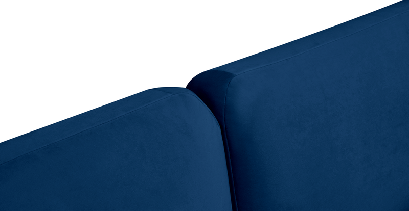 Carle 3-seater without armrests - velvet