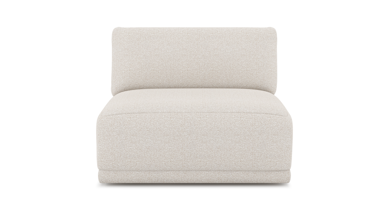 Carle single seat without arm - Bouclé