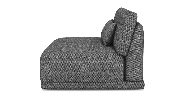 Carle single seat without arm - natural fabric