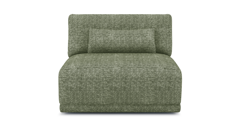 Carle single seat without arm - natural fabric