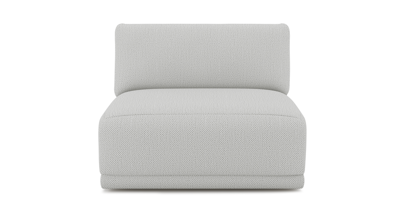 Carle single seat without arm - natural fabric