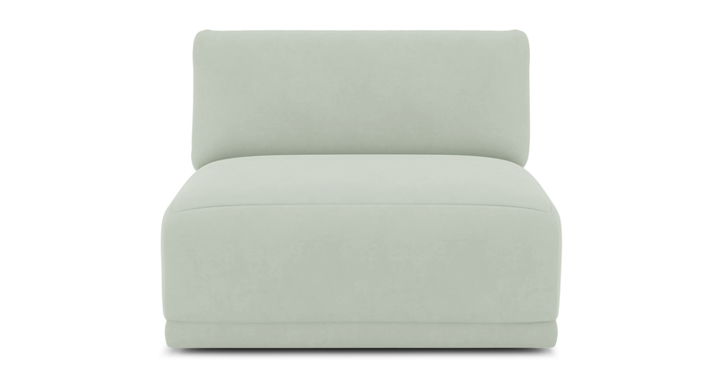 Carle single seat without arm - velvet