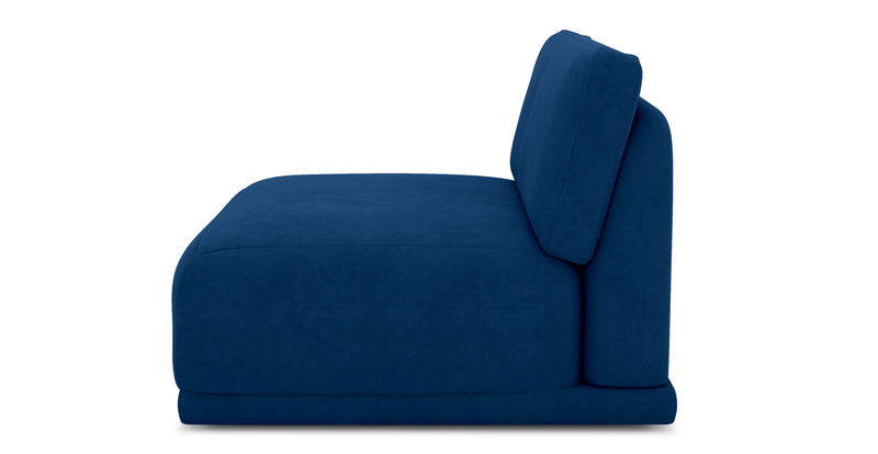 Carle single seat without arm - velvet