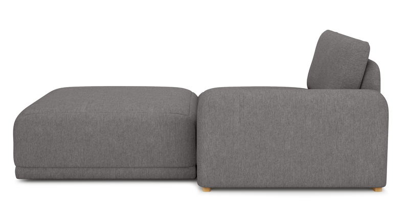 Carle single seat with right armrest and Ottoman - Performance fabric