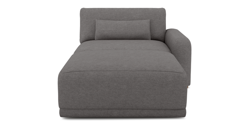 Carle single seat with right armrest and Ottoman - Performance fabric