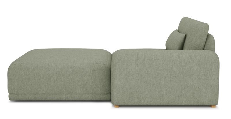 Carle single seat with right armrest and Ottoman - Performance fabric