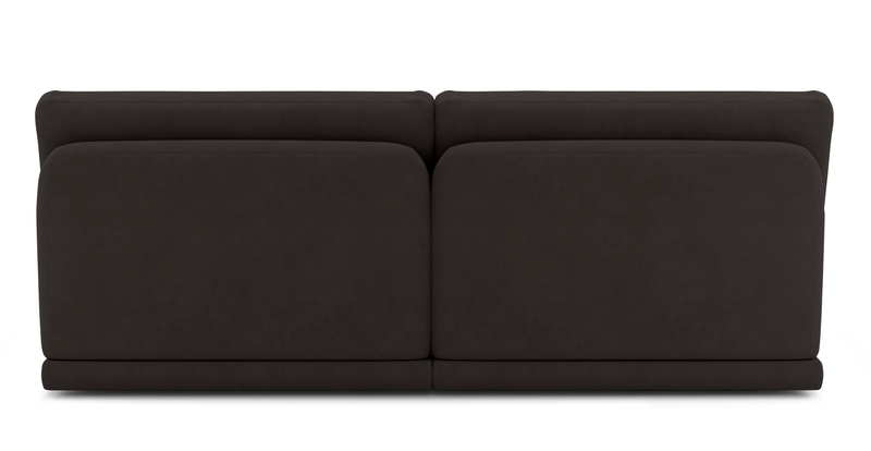 Carle 3-seater without armrests - velvet